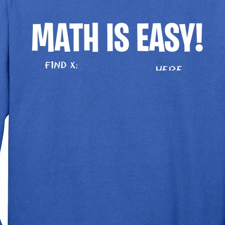 Math Geometry Mathematicians Cute Gift Tall Long Sleeve T-Shirt