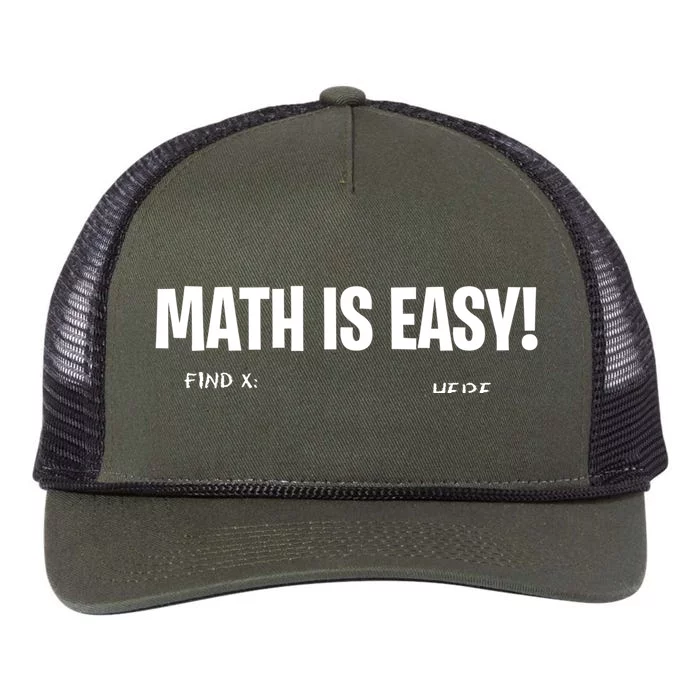 Math Geometry Mathematicians Cute Gift Retro Rope Trucker Hat Cap