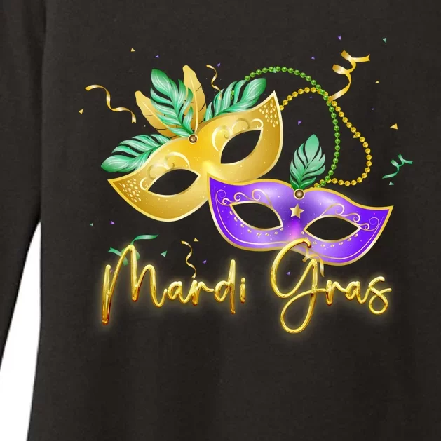 Mari Gras New Orleans Party Womens CVC Long Sleeve Shirt