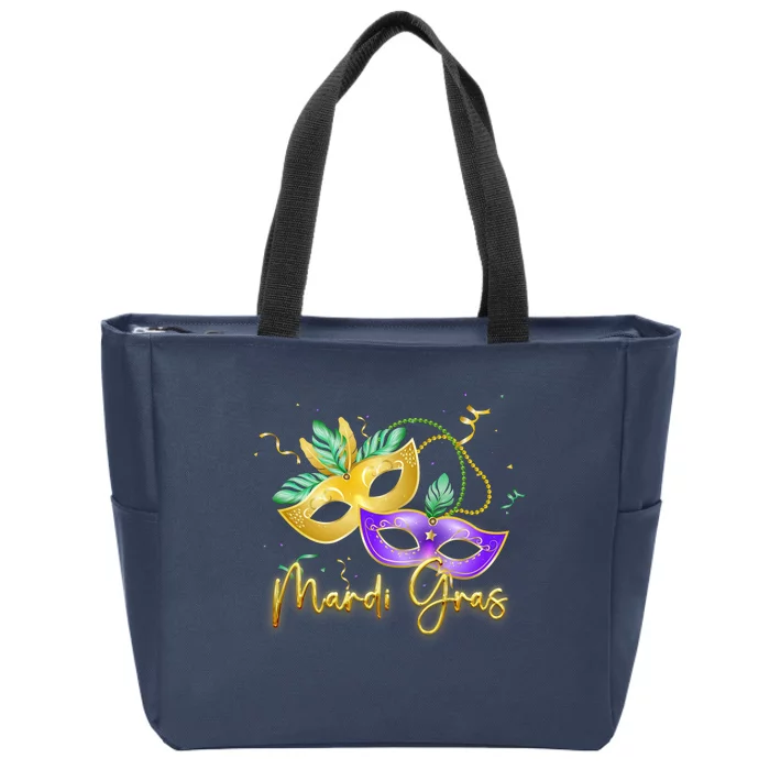 Mari Gras New Orleans Party Zip Tote Bag