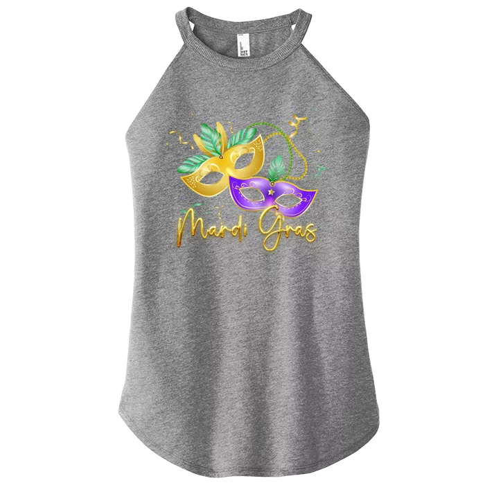 Mari Gras New Orleans Party Women’s Perfect Tri Rocker Tank