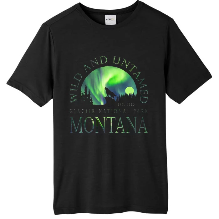 Montana Glacier National Park Northern Lights ChromaSoft Performance T-Shirt