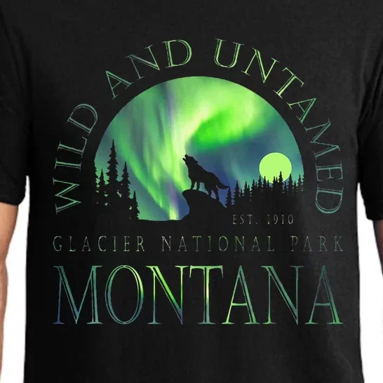 Montana Glacier National Park Northern Lights Pajama Set