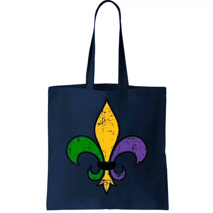 Mardi Gras New Orleans Fleur De Lis Tote Bag