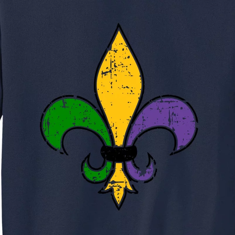 Mardi Gras New Orleans Fleur De Lis Tall Sweatshirt