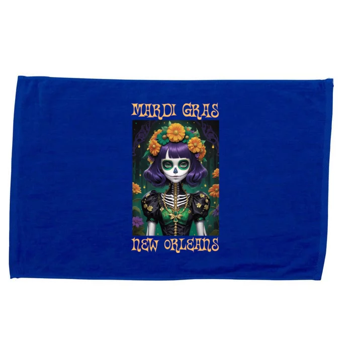 Mardi Gras New Orleans 2024 Microfiber Hand Towel