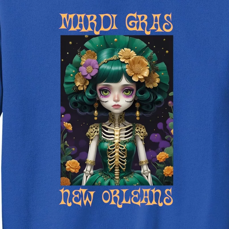 Mardi Gras New Orleans 2024 Tall Sweatshirt