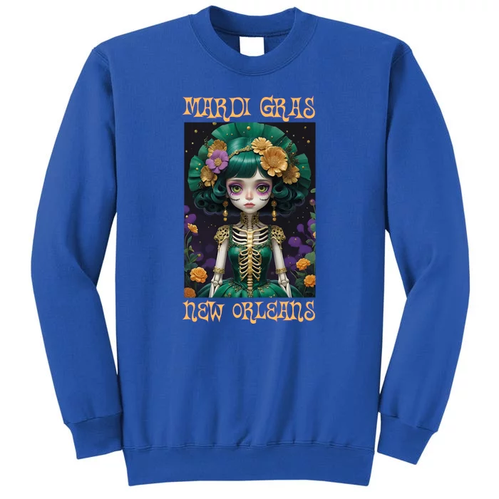 Mardi Gras New Orleans 2024 Tall Sweatshirt