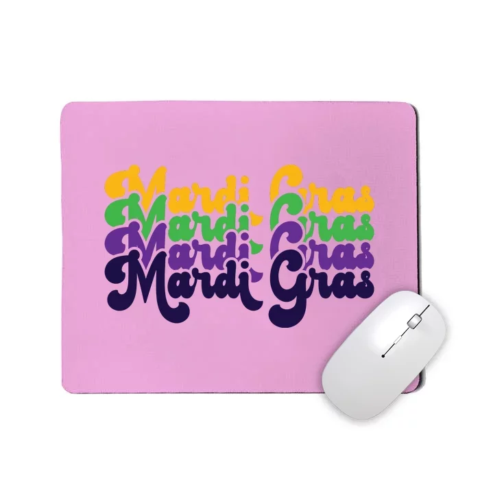 Mardi Gras New Orleans Retro Mousepad