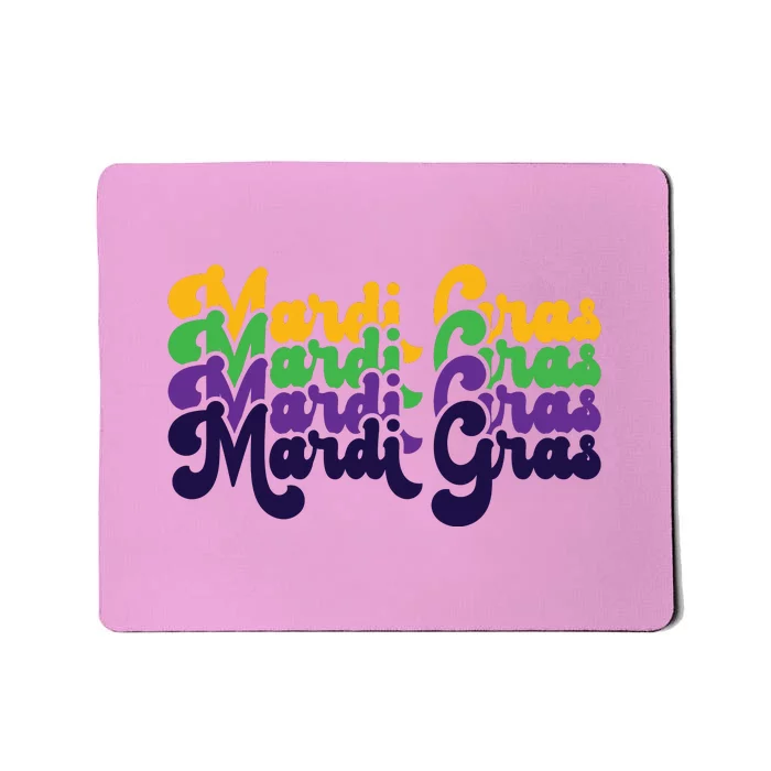 Mardi Gras New Orleans Retro Mousepad