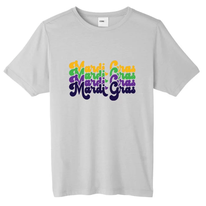 Mardi Gras New Orleans Retro ChromaSoft Performance T-Shirt