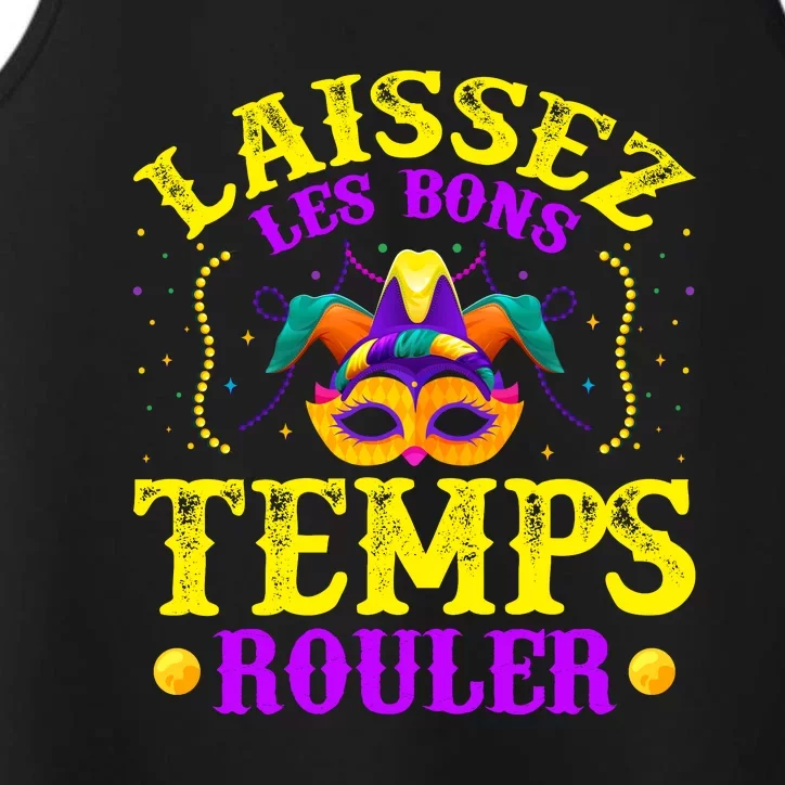 Mardi Gras New Orleans Let The Good Times Roll Performance Tank