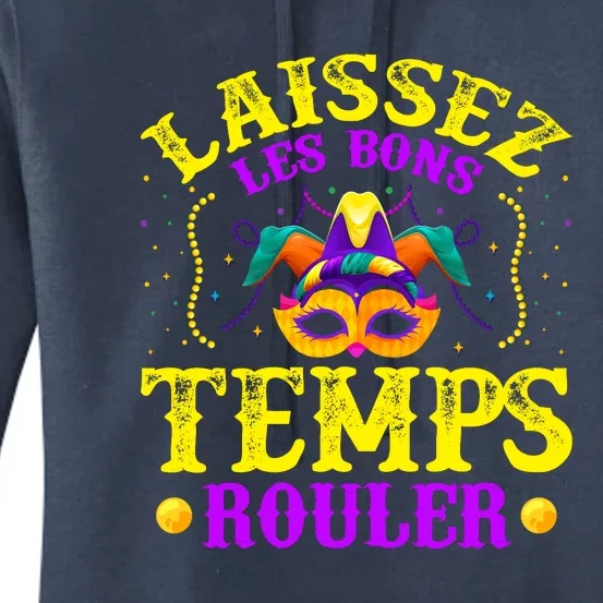 Mardi Gras New Orleans Let The Good Times Roll Women's Pullover Hoodie