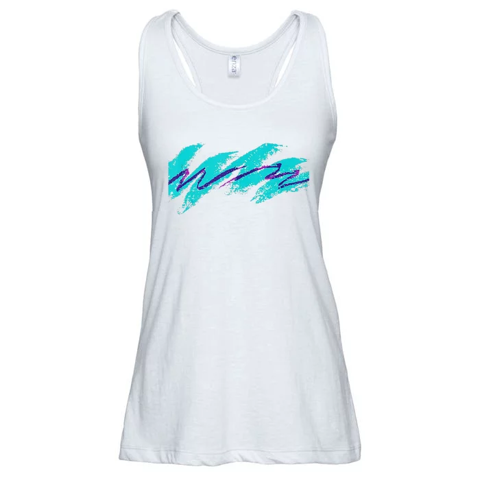 Millennials Geometric Nostalgia 90s Ladies Essential Flowy Tank