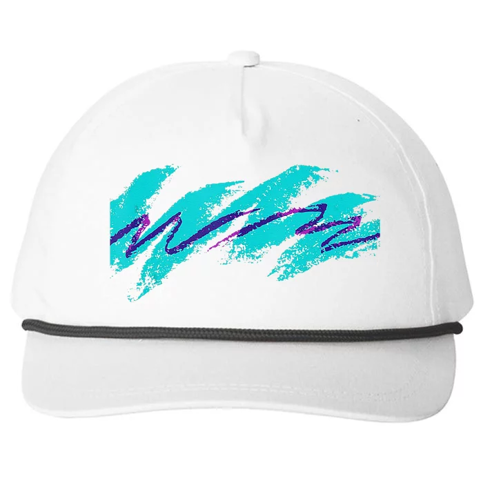 Millennials Geometric Nostalgia 90s Snapback Five-Panel Rope Hat