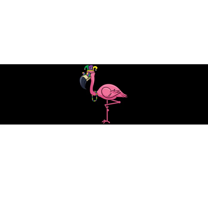 Mardi Gras New Orleans Flamingo Tall Bumper Sticker