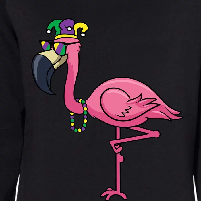 Mardi Gras New Orleans Flamingo Tall Womens California Wash Sweatshirt