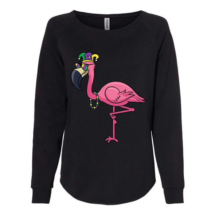 Mardi Gras New Orleans Flamingo Tall Womens California Wash Sweatshirt