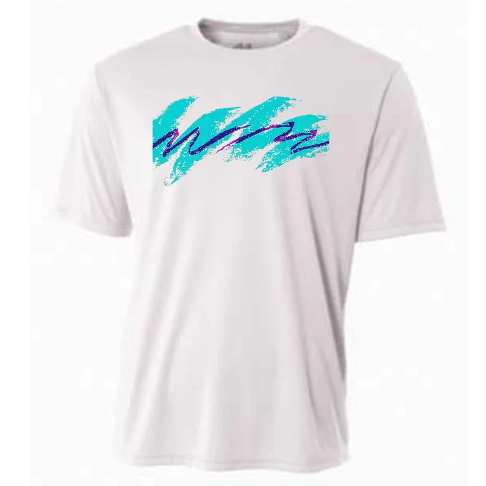 Millennials Geometric Nostalgia 90s Cooling Performance Crew T-Shirt