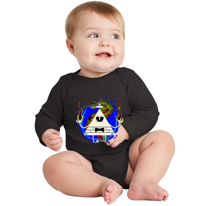 Mountain Gravity Oregon Usa Adventure Baby Long Sleeve Bodysuit