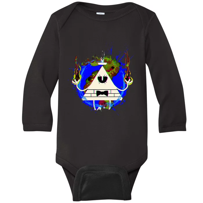 Mountain Gravity Oregon Usa Adventure Baby Long Sleeve Bodysuit