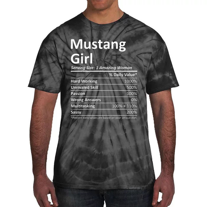 Mustang Girl Ok Oklahoma Tie-Dye T-Shirt