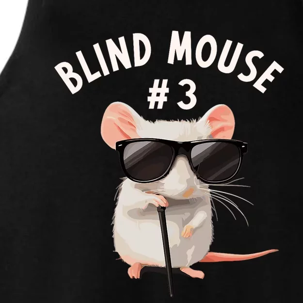 Matching Group Outfit 3 Of 3 Three Blind Mice Costume Ladies Tri-Blend Wicking Tank