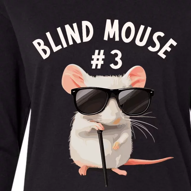 Matching Group Outfit 3 Of 3 Three Blind Mice Costume Womens Cotton Relaxed Long Sleeve T-Shirt