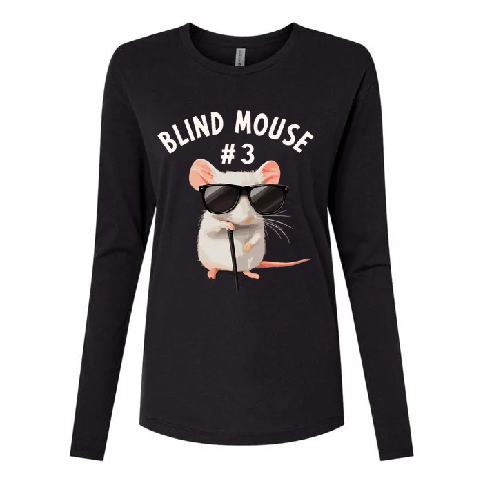 Matching Group Outfit 3 Of 3 Three Blind Mice Costume Womens Cotton Relaxed Long Sleeve T-Shirt