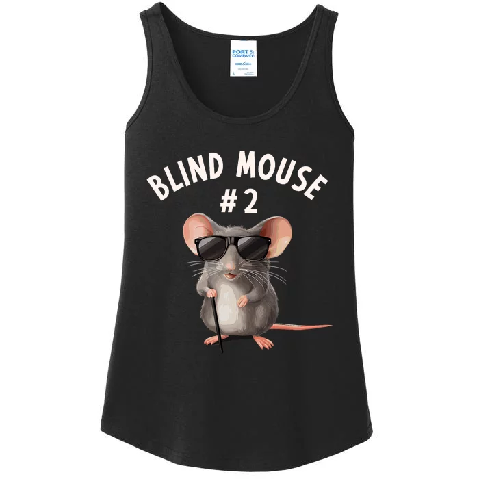 Matching Group Outfit 2 Of 3 Three Blind Mice Costume Ladies Essential Tank