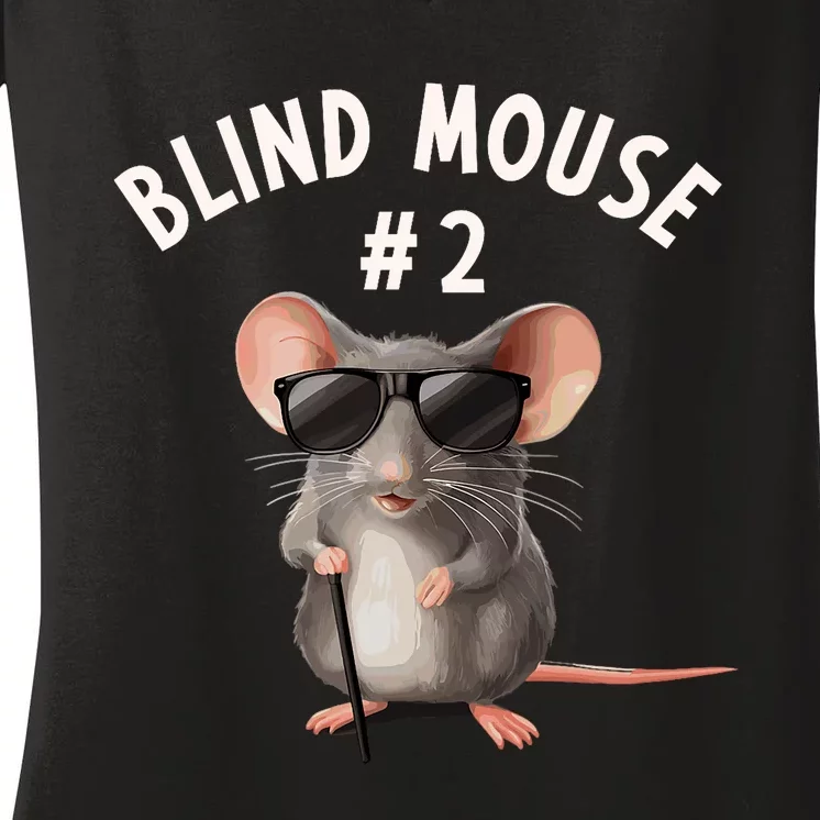 Matching Group Outfit 2 Of 3 Three Blind Mice Costume Women's V-Neck T-Shirt