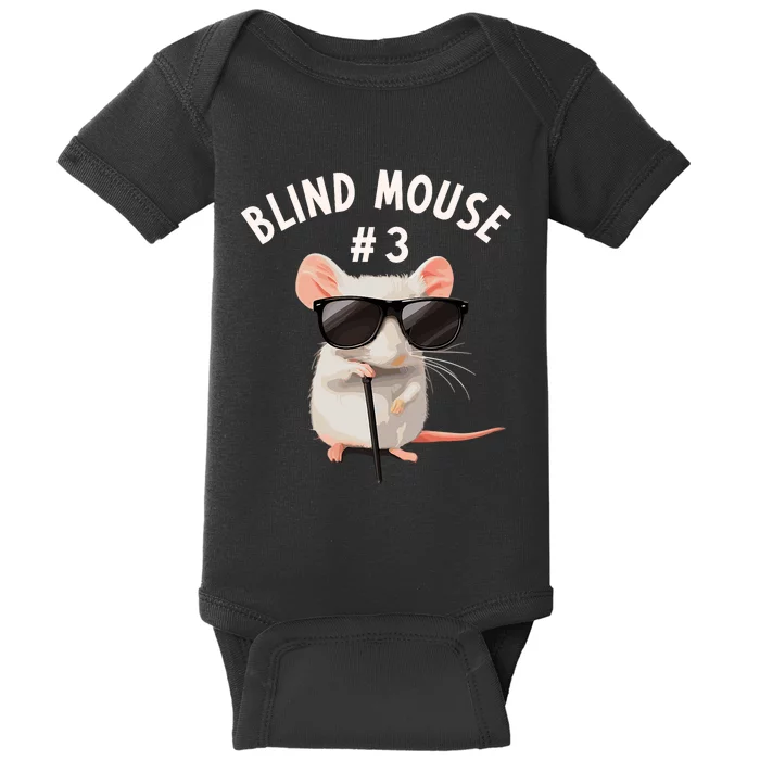 Matching Group Outfit 3 Of 3 Three Blind Mice Costume Baby Bodysuit