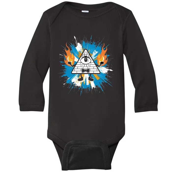 Mountain Gravity Oregon Usa Adventure Awaits Falls Life Eye Baby Long Sleeve Bodysuit