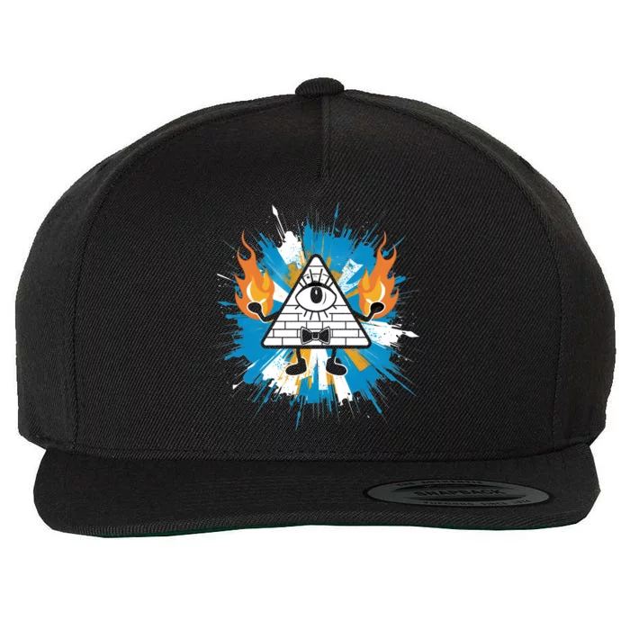 Mountain Gravity Oregon Usa Adventure Awaits Falls Life Eye Wool Snapback Cap