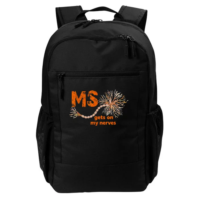 MS Get On My Nerves Multiple Sclerosis Awareness Daily Commute Backpack