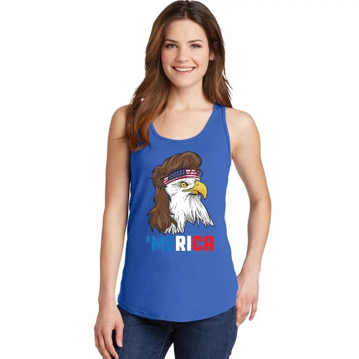 Merica Gift Patriotic Mullet Eagle Pride Gift Ladies Essential Tank