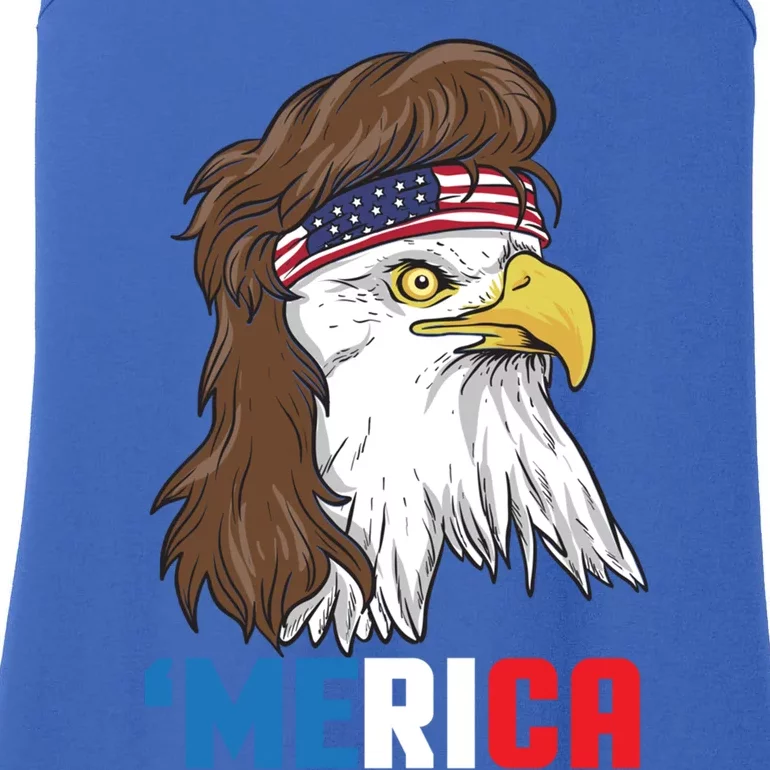 Merica Gift Patriotic Mullet Eagle Pride Gift Ladies Essential Tank