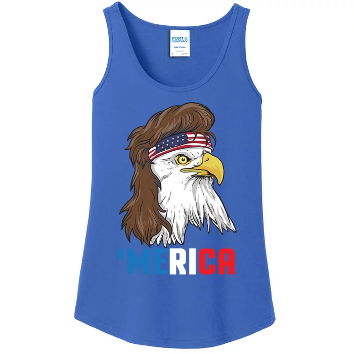 Merica Gift Patriotic Mullet Eagle Pride Gift Ladies Essential Tank