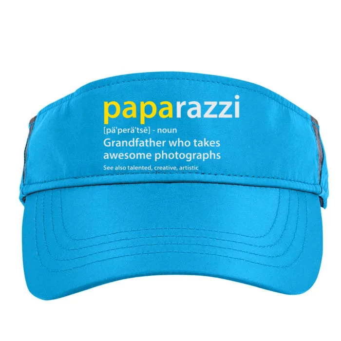 Men Grandfather Photographer PAPArazzi Definition Adult Drive Performance Visor