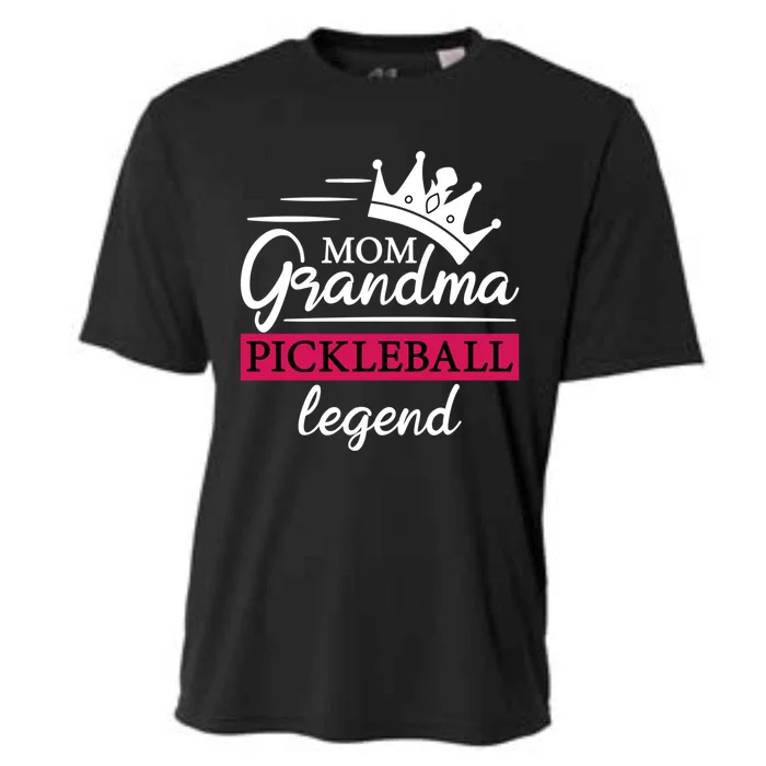 Mom Grandma Pickleball Legend Funny Meaningful Gift Cooling Performance Crew T-Shirt