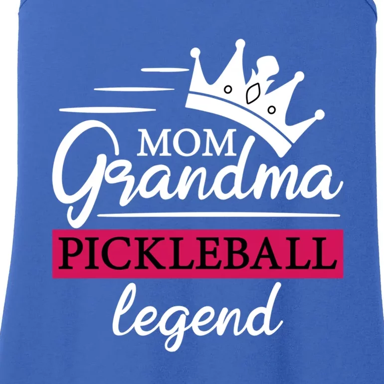 Mom Grandma Pickleball Legend Funny Meaningful Gift Ladies Essential Tank