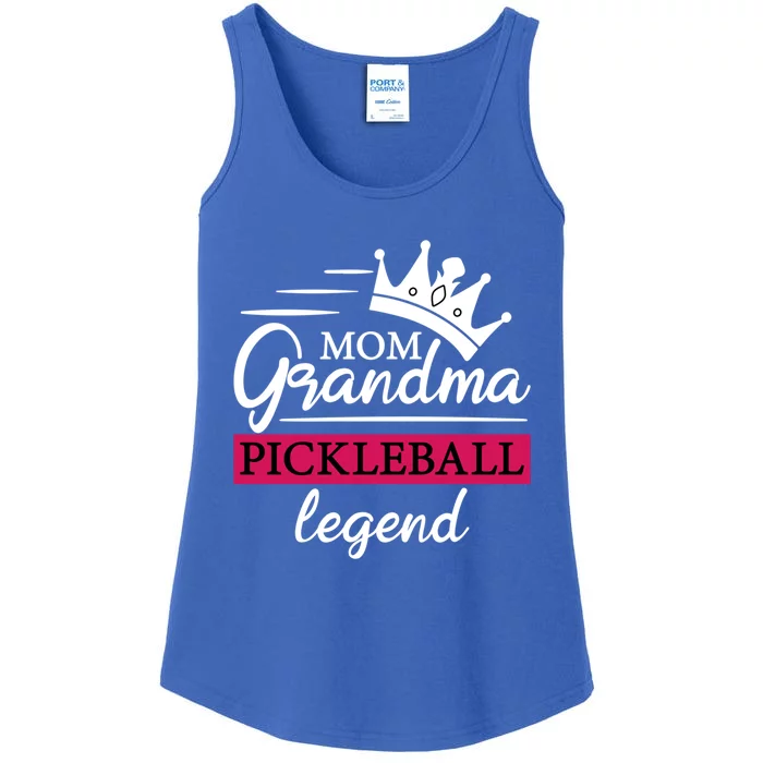 Mom Grandma Pickleball Legend Funny Meaningful Gift Ladies Essential Tank