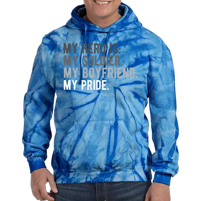 Military Gift Proud Army Friend Friend Hero Soldier Tie Dye Hoodie