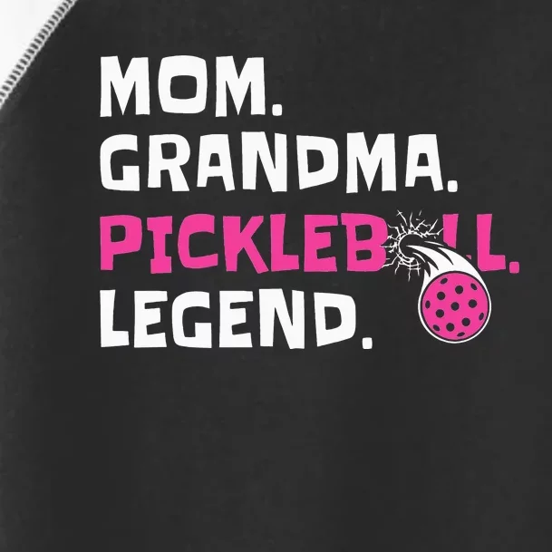 Mom Grandma Pickleball Legend Coach Player Toddler Fine Jersey T-Shirt