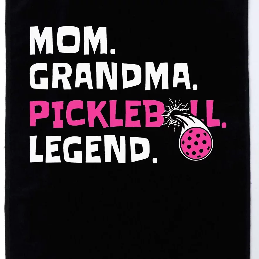 Mom Grandma Pickleball Legend Coach Player Platinum Collection Golf Towel