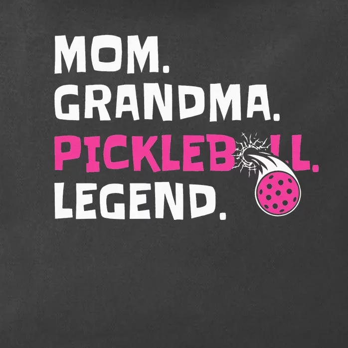 Mom Grandma Pickleball Legend Coach Player Zip Tote Bag