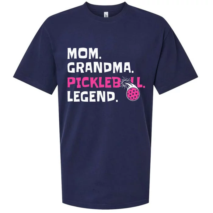 Mom Grandma Pickleball Legend Coach Player Sueded Cloud Jersey T-Shirt