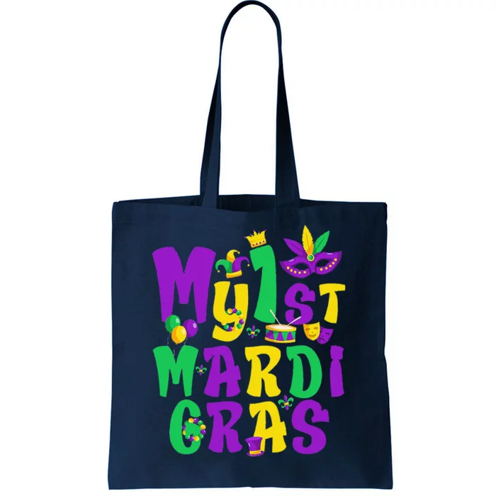 Mardi Gras Party My First Mardi Gras For Tote Bag