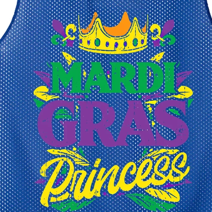 Mardi Gras Princess Funny Mardi Gras Carnival Gift Mesh Reversible Basketball Jersey Tank