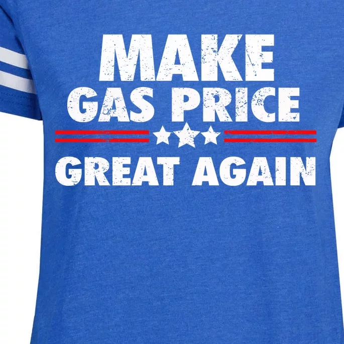 Make Gas Prices Great Again Anti Biden Trump Republican 2024 Enza Ladies Jersey Football T-Shirt